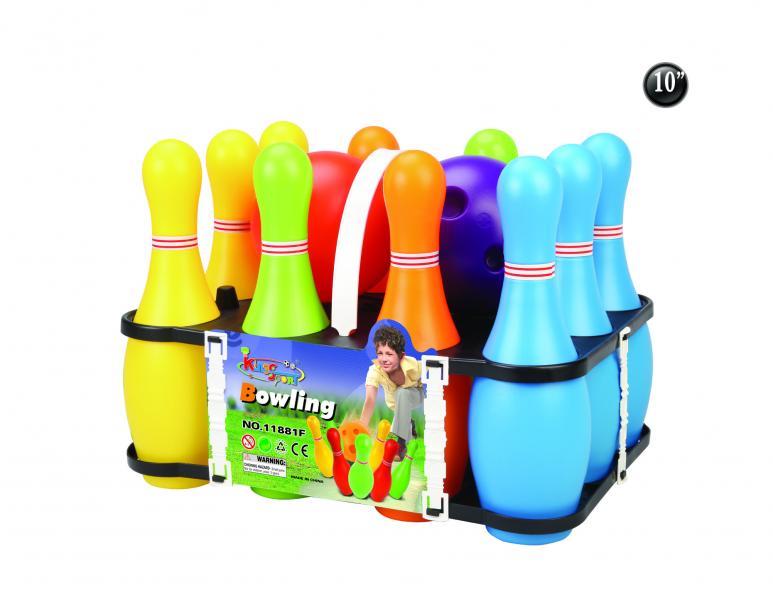 Juego de Bolos Set de 10 Pinos 3a+(466783)