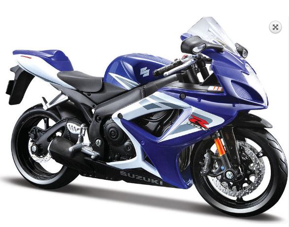 Motocicleta Escala 1:12 Disp/12 Surt/6 3a+