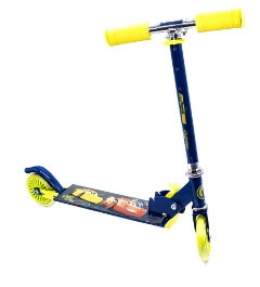 Scooter Plegable 2 Ruedas C/Luz de Disney Pixar Cars 5a+