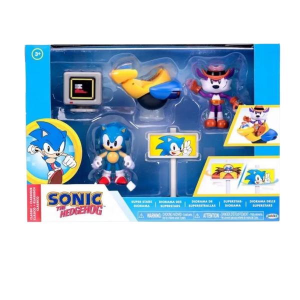 Figuras Clasicas de Sonic the Hedgehog Sonic vs Fang 3a+