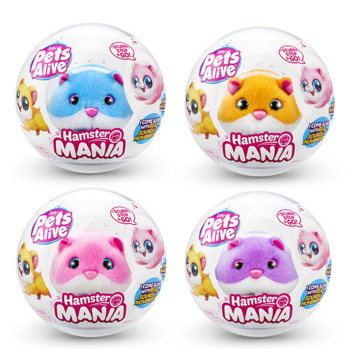 Pets Alive Hamster Mania Displ/11 Surt/4 3a+