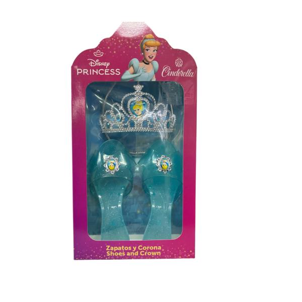 Set de Corona y Zapatos Disney Princesa Cenicienta  3a+ (PT-CEN-RP21)