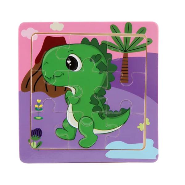 Rompecabezas de Dinosaurio 9 Pzs 4a+