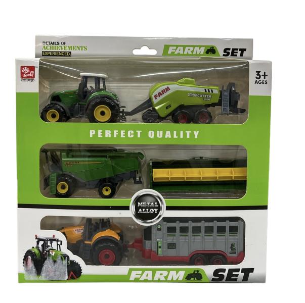 Vehiculos de Granja Set/3 8Pzs 3a+