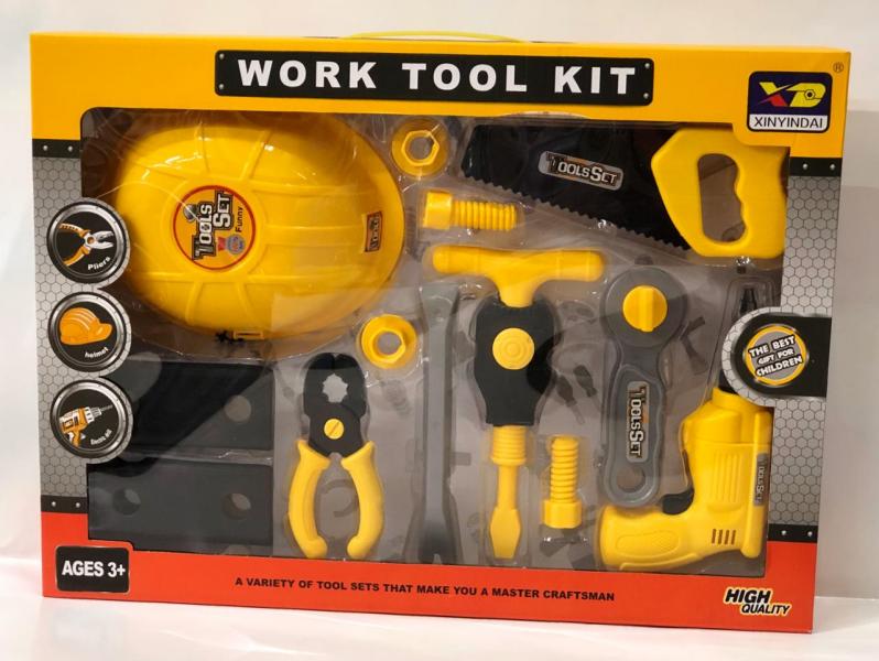 Juego Herramientas de Trabajo con Casco 3a+