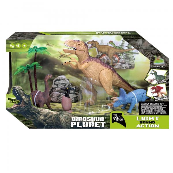 Planeta Dinosaurios Set de Juego Luz y Sonidos 3a+
