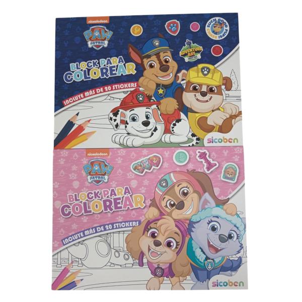Libro para Colorear de Paw Patrol Surt/2