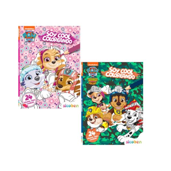 Libro Colección Soy Cool Coloreando Paw Patrol Surt/2