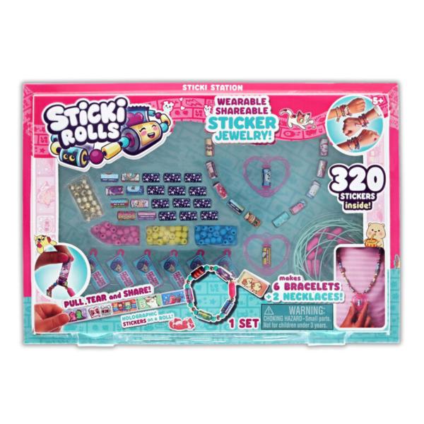 Pulseras y Collar con 320 Stickers 5a+ ( Sticki Rolls)