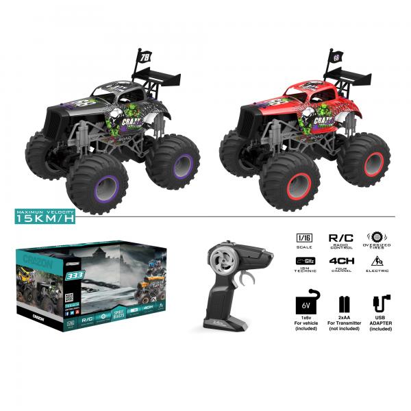 Carro R/C Crazon 333 Spirit Beast Skeleton Surt/2 3a+ (441247)