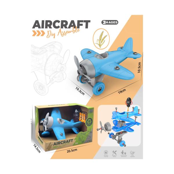 Aeroplano Armable 3a+ (458252) Azul