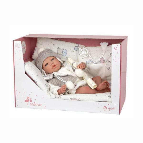 Bebé Real 40 cm Arias Reborn Vega C/Manta 6a+