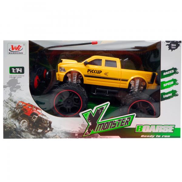 Carro Pickup Xmosnter R/C Surt/2 (Celeste-Anaranjado) 3a+(433822)