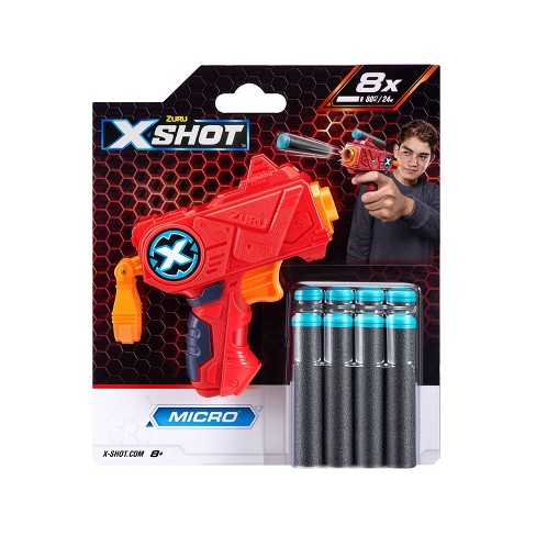Micro Lanzadardos X-Shot Display/12 8a+(venta individual)