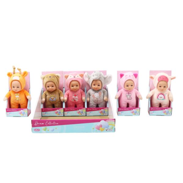 Bebés con Pijamas de Animalitos Dream Collection Surt/6 2a+