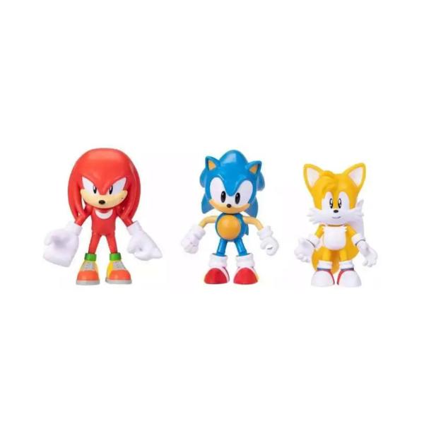 Figuras de Sonic the Hedgehog Set/3 3a+