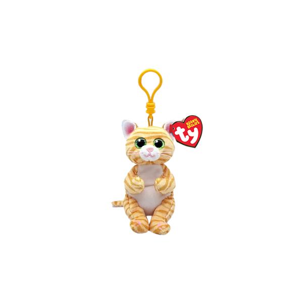 Peluche Llavero Beanie Bellies Gato Mango 3a+