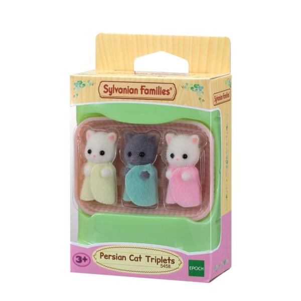 Familias Sylvanianas Trillizos de Gatos Persas 3a+