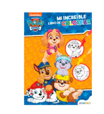 Libro de Paw Patrol Mi Increíble Libro de Colorear Surt/3 3a+
