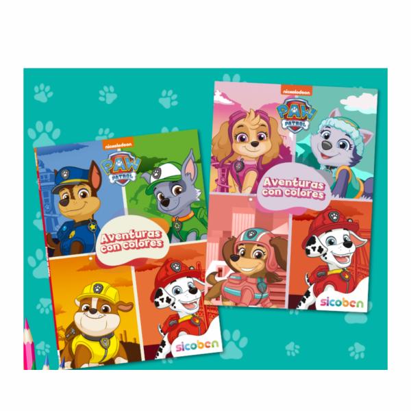Libro Aventuras de Colores de Paw Patrol Displ/96 Surt/2
