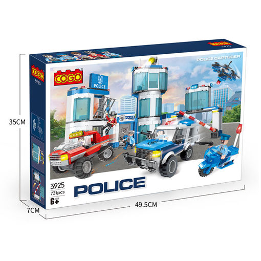 Bloques de Construcción  Policia 731pzs