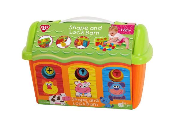 Casita con Figura para Encajar 10pzs 12m+