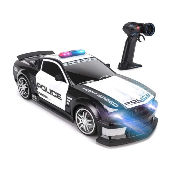 Vehiculo de Control Remoto de Drift 4WD de Policia 6a+ (459006)