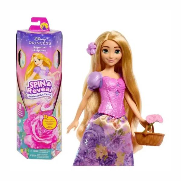 Muñeca Disney Princesa Spin & Reveal Rapunzel 3a+