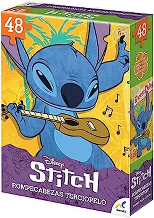 Rompecabezas de Terciopelo Disney Stitch 100 Pzs 6a+