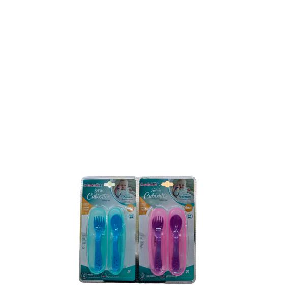 Set de Cubiertos Mango Antideslizante Surt/2 6m+