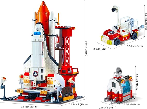 Bloques de Construcción Base Espacial 682 pzs 6a+