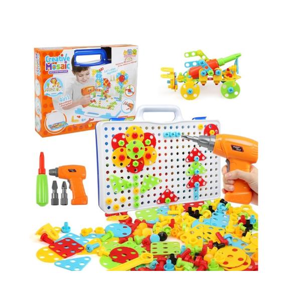 Rompecabezas de Mosaico Craativo de Mosaico 4en1 237Pzs 3a+