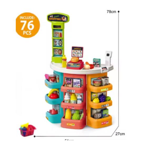 Super Mercado con Accesorios con Luz y Sonido 3a+
