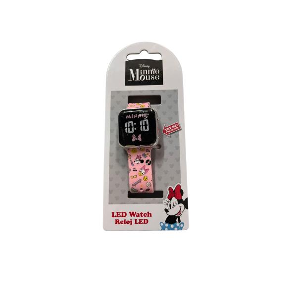 Reloj Disney Minnie Mouse Led Digital