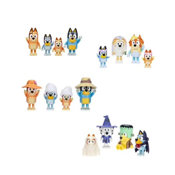 Figuras Bluey Set/4 Surt/4 3a+