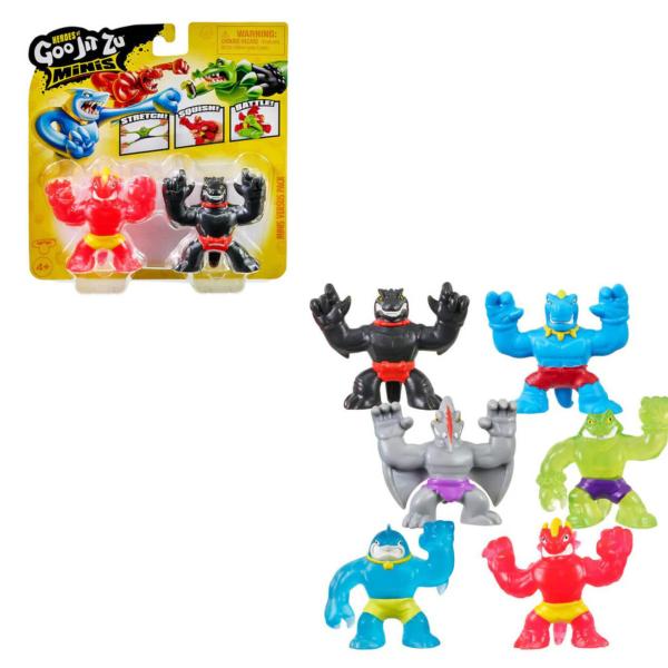 Figuras Héroes Goo Jit Zu Mini Set/2 Surt/3 4a+