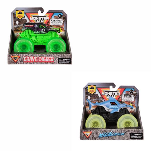 Carros Monster Jam con Luz Surt/2 3a+
