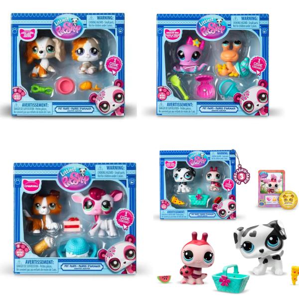 Mascotas Littlest Pet Shop Set/2 Displ/12 Surt/4 4a+