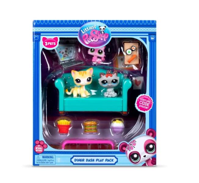 Mascotas Littlest Pet Shop Parada de Comida Rápida 4a+