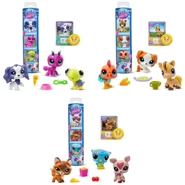 Mascotas Littlest Pet Shop Set/3 Surt/3 4a+