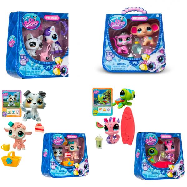 Mascotas Littlest Pet Shop Set/2 Displ/12 Surt/4 4a+