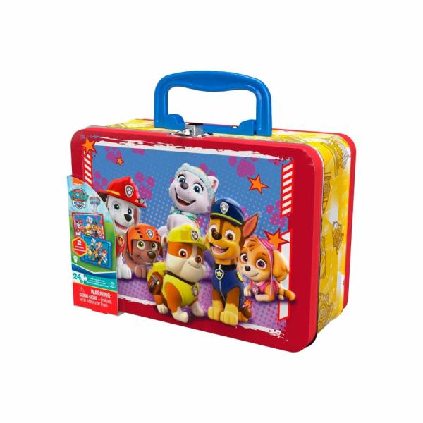 Rompecabezas Caja de Metal de Paw Patrol Set/2 2a+