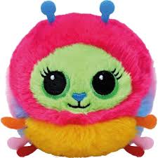 Bola de Peluche Beanie Bouncers Mariquita Crystar 3a+