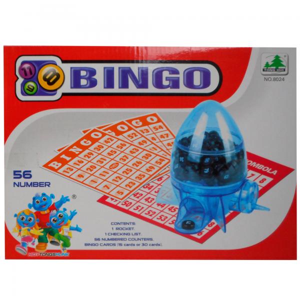 Juego Bingo Cohete Espacial 56pzs 6a+