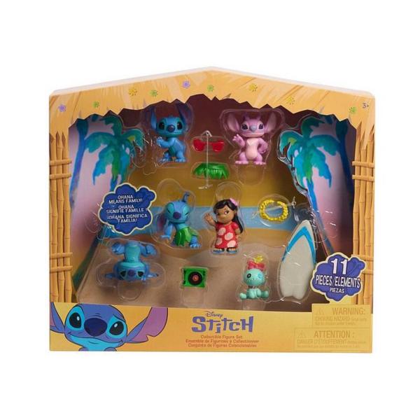 Set de Figuras Disney Stitch 11Pzs 3a+