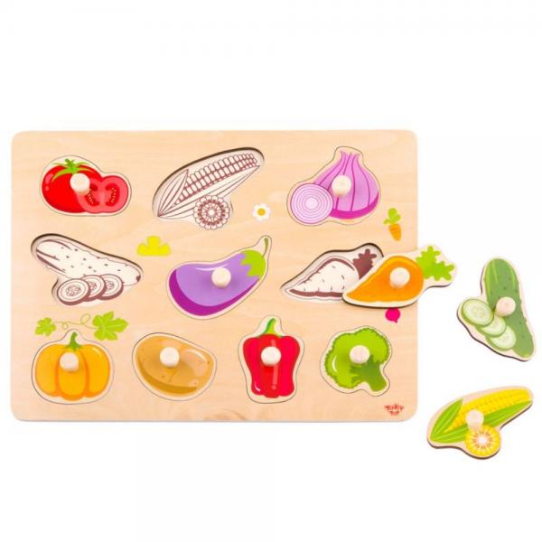 Rompecabezas de Encajar de  Frutas 11pzs (TY855)18m+