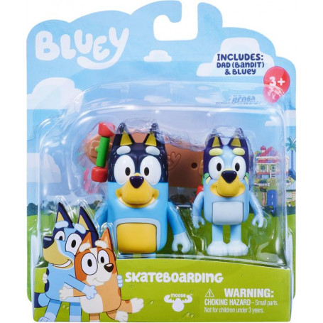 Figuras Bluey  en Pack/2 Sut/4 3a+