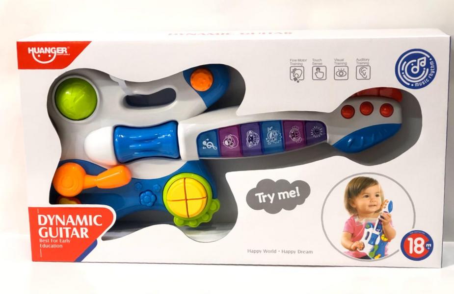 Guitarra Dinámica Luz y Sonidos 18m+