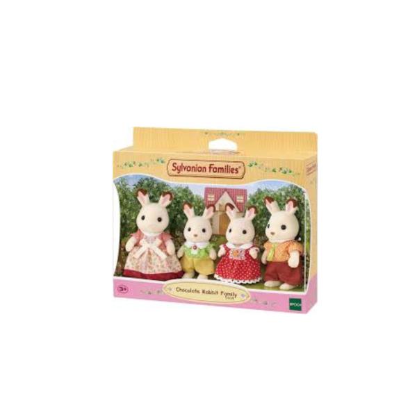 Familias Sylvanian Familia de Conejo de Chocolate 3a+