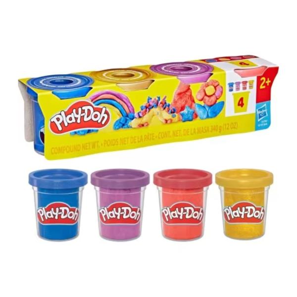 Play-Doh Plasticina Confete Set/4 Surt/2 2a+